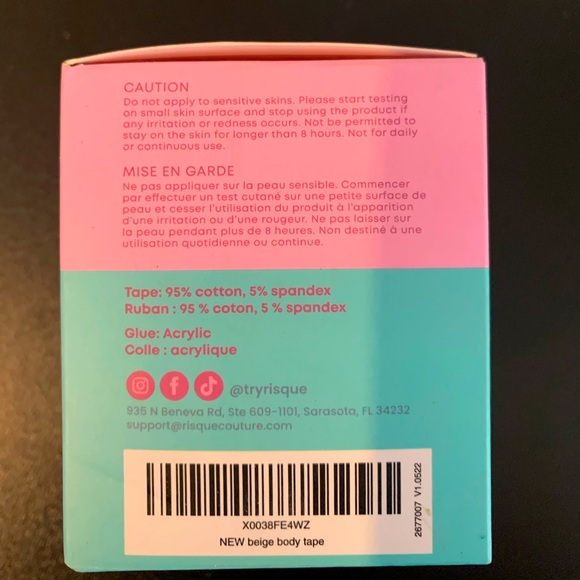 NWT - New In Box Risqué Body Tape - Picture 4 of 4